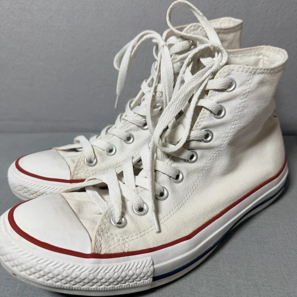 Converse All Star Mens 8 Women 10 White High Top Sneakers